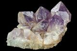 Wide Amethyst Crystal Cluster - Zambia #114048-2